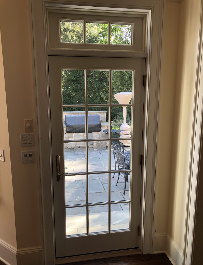 Custom interior trim was made for this project 